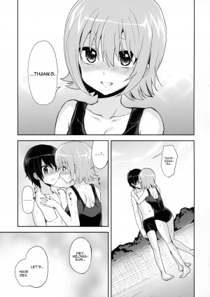 (Futaket 8.5) [Oshiruko Kan (Piririnegi)] Shishunki Poolside [English] - Page 11