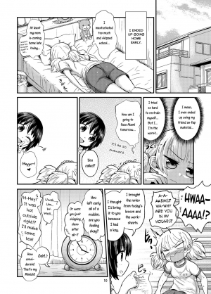 (C90) [Konnyaku Nabe (Magifuro Konnyaku)] Futanari Musume wa Jibun no Chinpo ni Katenai. | The Futanari Girl Can't Win Against Her Dick. [English] [EHCOVE] - Page 11