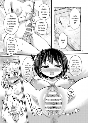 (C90) [Konnyaku Nabe (Magifuro Konnyaku)] Futanari Musume wa Jibun no Chinpo ni Katenai. | The Futanari Girl Can't Win Against Her Dick. [English] [EHCOVE] - Page 18