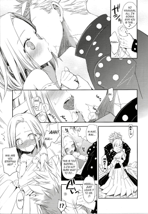 (C86) [Aa Aishiteru (Taishow Tanaka)] Kodomo ja Nai wa. | I'm not a child. (Nanatsu no Taizai) [English] [VLCDRM] [Incomplete] - Page 8