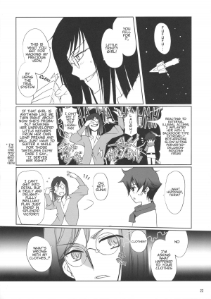 (C74) [Nippon Teikoku Toshokan (Kiya Shii, Hanpera)] Nena Typhoon (Gundam 00) [English] [EHCOVE] - Page 22