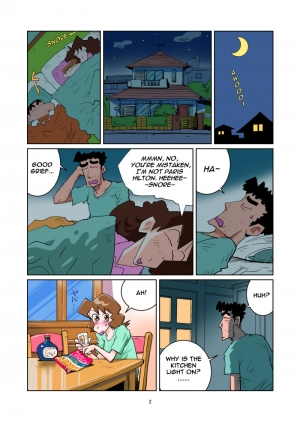 [nanasi] Isourou wa Taihendan | Freeloading is Difficult (Crayon Shin-chan) [English] [JashinSlayer] - Page 3