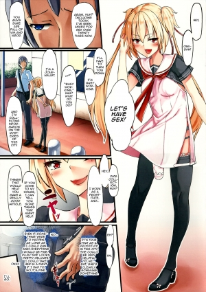 (C87) [Tapioca Box (Nyuuhin)] Futanari Fuuzokujou Mei-chan no Kyuujitsu [English] [Zero Translations] - Page 4