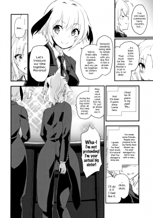  (COMIC1☆16) [Peθ (Mozu)] Full Dress Honey Knight -Kizuna10+ no Mor-san to Eirei Seisou- (Fate/Grand Order) [English] [EHCOVE]  - Page 20