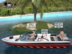 2 Boys Fuck a Woman at Boat- 3D [email protected] Stories - Page 32