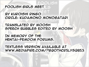 [Kudamono Monogatari (Kuroishi Ringo)] Jochikai | Foolish Girls meet [English] [Moosh] - Page 27