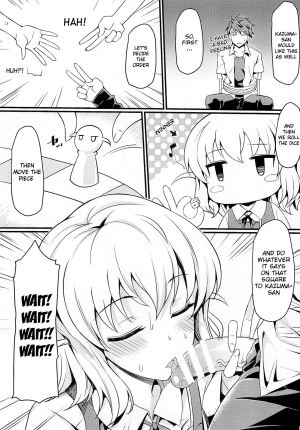 (C86) [Mugen Jirai (Mushi)] Super Taikan Ero Sugoroku Sakusen | Super Sensational Erotic Board Game Strategy (D-Frag!) [English] {doujin-moe.us} - Page 11