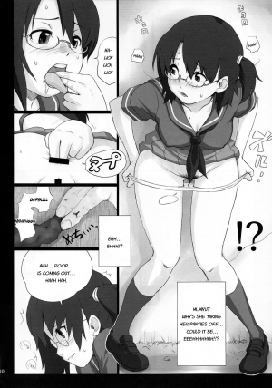 (C85) [Nichijou Superumisu (6Q)] Baka Aniki Hentai Mokushiroku #01 [English] - Page 10