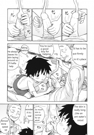 [Karma Tatsurou] Jiichan to Kukitarou | Grandpa's Taro-Stem (Shounen Ai no Bigaku EX 2) [English] [WarDance] - Page 4